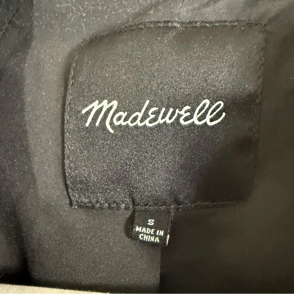 Madewell Caldwell Double-Breasted Blazer Black Small